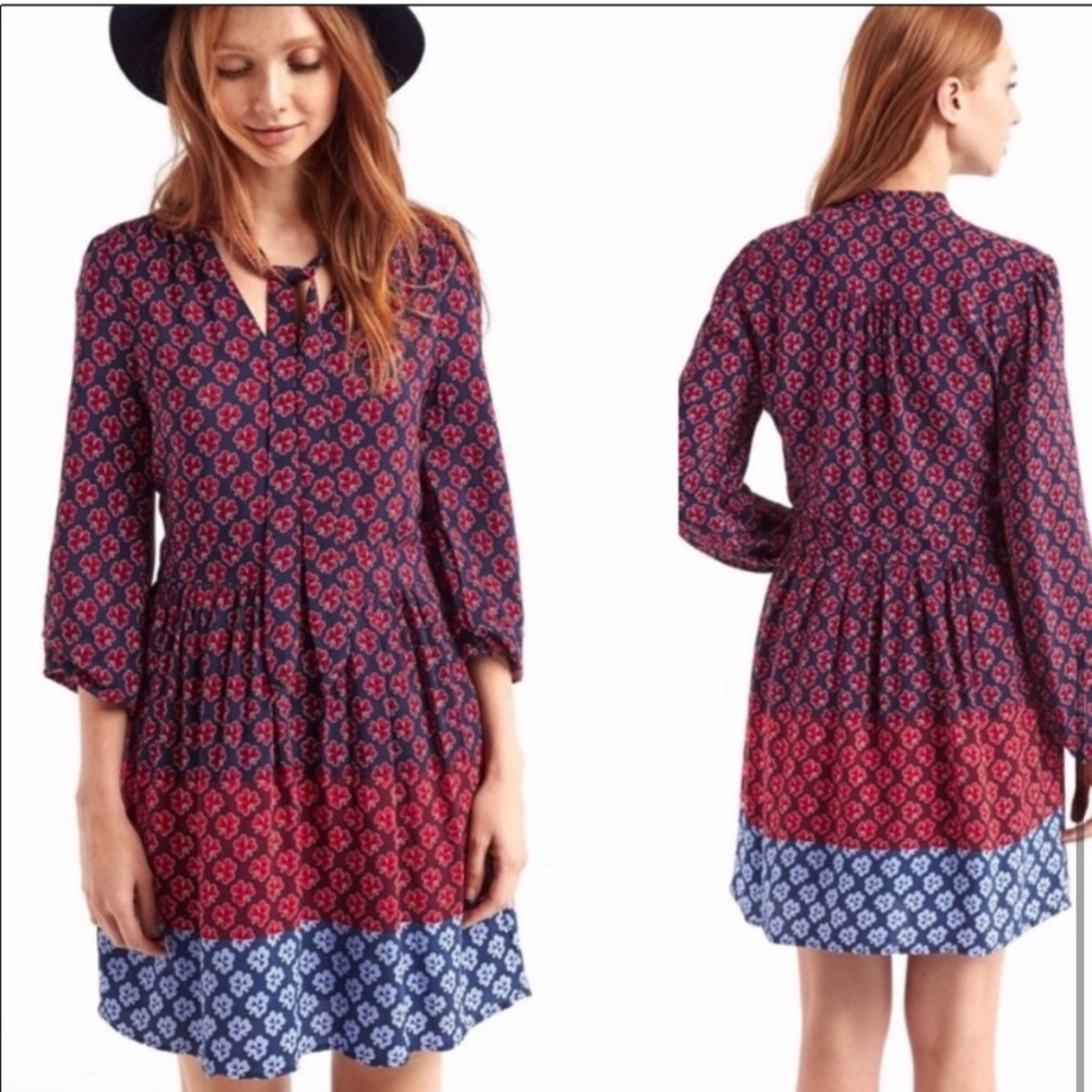 🆕 NWOT Gap Multicolor Printed Dress